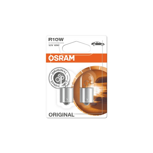 [BDOG1812V500802B] Bóng Xi Nhan 1 Tim Original R10W 12V 10W (Chân Thẳng) 5008-02B Hiệu Osram