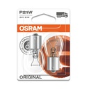 Bóng đèn sau 1 tim S25 (P21W) - 24V 21W (chân thẳng) 7511-02B (BA15S) Hiệu Osram